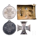 Eisernes Kreuz 1. Klasse von 1914 im Etui und anderes