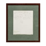 Napoleon I. - signierter Diktatbrief an den Kriegsminister Duc de Feltre, datiert "Rotterdam le 26 Octobre 1811"