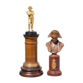 Kaiser Napoleon I. - zwei kleine Bronzefiguren, 19./fr&uuml;hes 20. Jhdt.