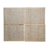 Bedeutender Augenzeugenbericht eines deutschen Offiziers von der Schlacht bei Borodino, datiert 12.9.1812