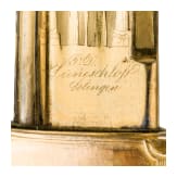 Prunkvoller Offizierss&auml;bel mit au&szlig;ergew&ouml;hnlicher Klinge, Hersteller P.D. L&uuml;neschloss, Solingen, 19. Jhdt.