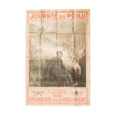 Propaganda-Plakat "Journ&eacute;e du Poilu", 1. Weltkrieg