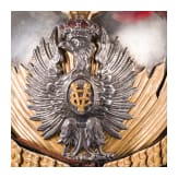 Helm f&uuml;r Angeh&ouml;rige der k&ouml;niglichen Leibgarde "Reggimento Corazzieri", 1900-46