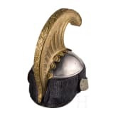 Helm M 1880 f&uuml;r Mannschaften der schweren Kavallerie mit feldgrauem &Uuml;berzug, 1900-46