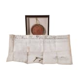 Kaiserin Maria Theresia - Diplom f&uuml;r den Consul Petro Guarini in Ravenna, datiert 1778