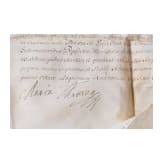 Kaiserin Maria Theresia - Diplom f&uuml;r den Consul Petro Guarini in Ravenna, datiert 1778