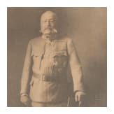 Erzherzog Friedrich von &Ouml;sterreich-Teschen (1856 - 1936) - signierte Portraitaufnahme in Geschenkrahmen, datiert 27.8.1919