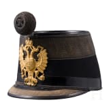 Tschako f&uuml;r Subalternoffiziere der k.u.k. Infanterie