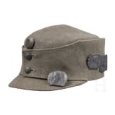Feldgraue Feldkappe f&uuml;r Mannschaften der k.u.k. Infanterie, um 1917