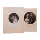 Neun Fotos von Gro&szlig;f&uuml;rstin Maria Pawlowna Romanowa von Russland, Prinz Wilhelm von Schweden, Gro&szlig;f&uuml;rstin Jelisaweta Fjodorowna u.a., 1905 - 1915