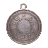 Silberne Medaille f&uuml;r Pflichteifer mit Portrait des Zaren Alexander III., Russland, um 1890
