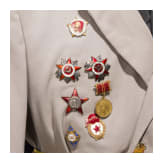 Uniformrock eines Generals, komplett mit Auszeichnungen, Sowjetunion ab 1960
