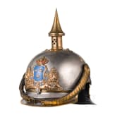 Helm f&uuml;r Mannschaften der 1. Eskadron der Leibgarde zu Pferd, um 1900/10