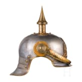 Helm f&uuml;r Mannschaften der 1. Eskadron der Leibgarde zu Pferd, um 1900/10