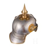 Helm f&uuml;r Mannschaften der 1. Eskadron der Leibgarde zu Pferd, um 1900/10