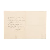 Major Hermann von Wissmann (1853 - 1905) - eigenh&auml;ndiger Brief an den damaligen Oberleutnant Georg Maercker, 1897