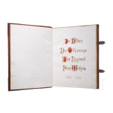 Prunkvolles G&auml;stebuch des 4. Badischen Infanterie-Regiments "Prinz Wilhelm" Nr. 112, 1902 - 1920