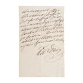 K&ouml;nig Ludwig II. von Bayern (1845 - 1886) - eigenh&auml;ndiger Brief an seinen Marstallfourier und engen Vertrauten Karl Hesselschwerdt (1840 - 1902), ab 1880