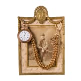 K&ouml;nig Ludwig II. von Bayern - goldene Savonette mit schwerer Uhrenkette, Geschenk an seinen Oberstallmeister Max Karl Theodor Graf von Holnstein (1835 - 1895)
