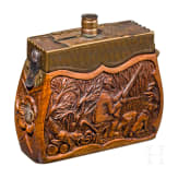 K&ouml;nig Ludwig II. von Bayern - geschnitzte Schnupftabakdose, Geschenk eines Hirten an den K&ouml;nig