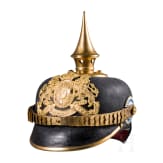 Helm f&uuml;r Mannschaften/Unteroffiziere der Fu&szlig;truppen, um 1900