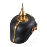 Helm f&uuml;r Mannschaften/Unteroffiziere der Fu&szlig;truppen, um 1900