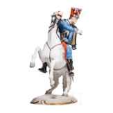 Bayerischer Husar im Gefecht, Nymphenburg, 20. Jhdt.