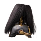 Helm f&uuml;r Offiziere der Gro&szlig;herzoglich Hessischen Feldartillerie, um 1914