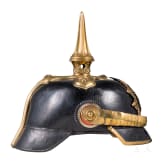 Helm f&uuml;r Offiziere im 1. Gro&szlig;herzoglich Mecklenburgischen Dragoner-Regiment Nr. 17, um 1900