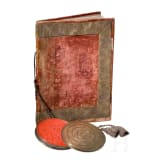 K&ouml;nig Friedrich II von Preu&szlig;en (1712 - 1786) - Adelsbrief f&uuml;r den "Obristlieutenant Lepsischen Regiments Gottfried von Seel" vom 9. Januar 1742
