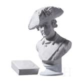 Friedrich der Gro&szlig;e - Porzellanb&uuml;ste, -dose und -plakette der KPM, 20. Jhdt.