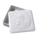 Friedrich der Gro&szlig;e - Porzellanb&uuml;ste, -dose und -plakette der KPM, 20. Jhdt.
