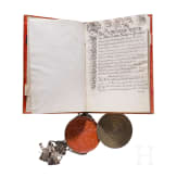 K&ouml;nig Friedrich Wilhelm II. von Preu&szlig;en (1744 - 1797) - Legitimations-Patent zum F&uuml;hren des v&auml;terlichen Namens und Wappens f&uuml;r den unehelichen Sohn eines verstorbenen F&auml;hnrichs, datiert 5.2.1790