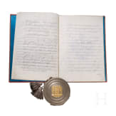 K&ouml;nig Friedrich Wilhelm III. von Preu&szlig;en (1770 - 1840) - Adelsbrief f&uuml;r den Premier-Lieutenant Ludwig Wilhelm Vollard (1793 - 1860) im 2. Leibhusarenregiment, datiert 1. M&auml;rz 1829