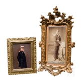 Zwei Hohenzollern-Portraits, datiert 1885 und 1886