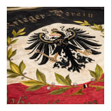 Fahne des Kriegervereins Hohenthurm und Rosenfeld, 1906