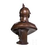 Otto von Bismarck - Portraitb&uuml;ste des Reichskanzlers mit K&uuml;rassierhelm