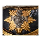 Tschapka f&uuml;r Reserveoffiziere im K&ouml;niglich S&auml;chsischen 2. Ulanen-Regiment Nr. 18, um 1900