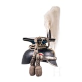 Tschapka f&uuml;r Offiziere im 3. Ulanen-Regiment Nr. 21 "Kaiser Wilhelm II., K&ouml;nig von Preu&szlig;en", um 1900