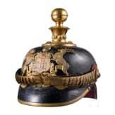 Helm f&uuml;r Offiziere der Feldartillerie, um 1900