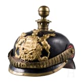 Helm f&uuml;r Mannschaften im 4. W&uuml;rttembergischen Feldartillerie-Regiment Nr. 65, datiert 1900
