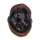 Helm f&uuml;r Mannschaften im 4. W&uuml;rttembergischen Feldartillerie-Regiment Nr. 65, datiert 1900
