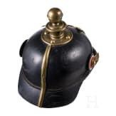 Helm f&uuml;r Mannschaften im 4. W&uuml;rttembergischen Feldartillerie-Regiment Nr. 65, datiert 1900