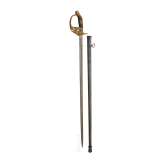 Damast-Degen M 1889 f&uuml;r Offiziere der Infanterie, um 1905
