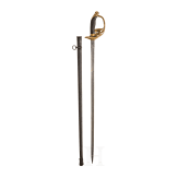 Damast-Degen M 1889 f&uuml;r Offiziere der Infanterie, um 1905