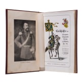 Dragoner-Regiment K&ouml;nig (2. W&uuml;rttembergisches) Nr. 26 - Kartuschtasche und signierte Regimentsgeschichte