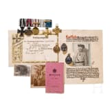 Vizefeldwebel Karl Kiefer, Schutztruppe Deutsch-S&uuml;dwestafrika - Ordens- und Dokumentennachlass