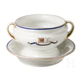 Sauciere aus dem Kaiserservice der Offiziersmesse der "S.M.S. Churfuerst Friedrich Wilhelm"
