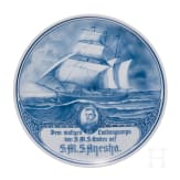 Kapit&auml;nleutnant von M&uuml;cke - Erinnerungsteller "Dem mutigen Landungscorps von S.M.S.Emden auf S.M.S.Ayesha"
