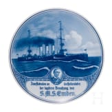 Kapit&auml;n von M&uuml;ller - Erinnerungsteller "der tapferen Besatzung von S.M.S. Emden"